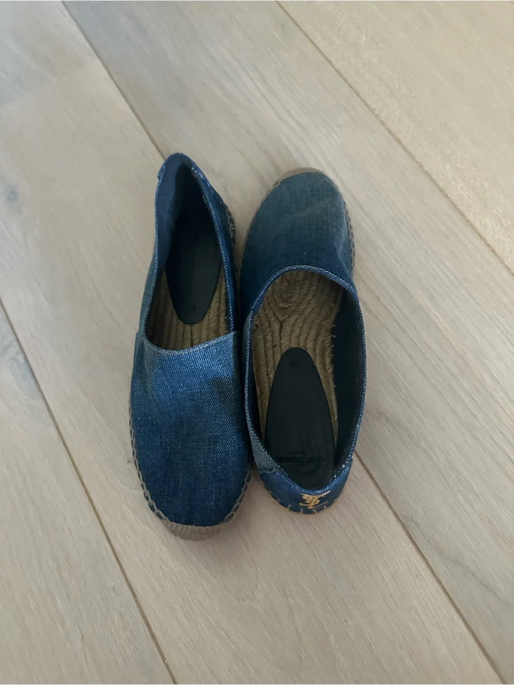 Saint Laurent Perseo Denim Espadrilles- Barely Worn